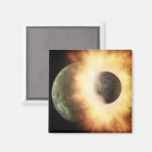 Aimant Le concept artistique d'un corps céleste (Recto/Verso)