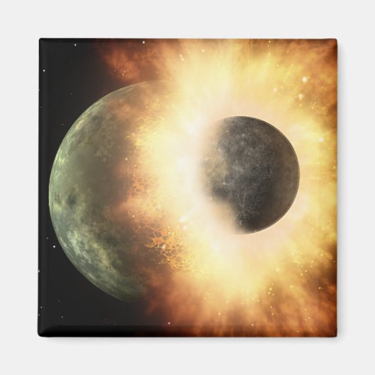 Aimant Le concept artistique d'un corps céleste (Devant)