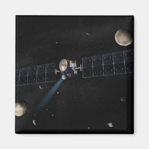 Aimant Le concept de l'artiste du vaisseau spatial d'aube