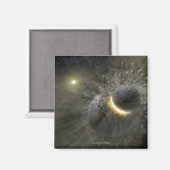 Aimant Le concept de l'artiste Space Collision à Vega (Recto/Verso)