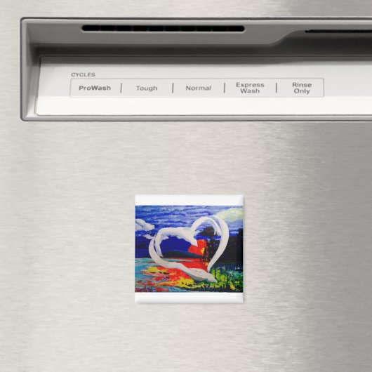 Aimant Le concept des deux oiseaux (In Situ (Lave-vaisselle))