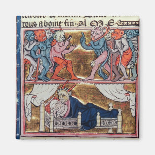 Aimant Le Conseil des démons, du 'l'Histoire de Merlin'