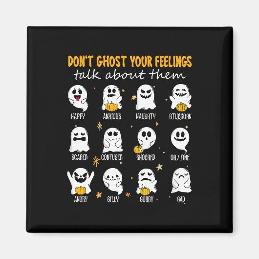Aimant Le conseiller scolaire d'Halloween ne vous cache p (Devant)