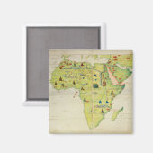 Aimant Le continent africain (Recto/Verso)