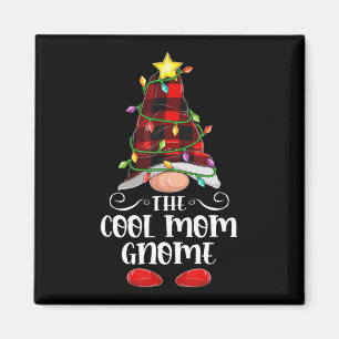 Aimant Le Cool Mom Gnome Matching Family Group Christma