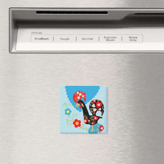 Aimant Le coq portugais de Barcelos (In Situ (Lave-vaisselle))