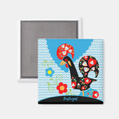 Aimant Le coq portugais de Barcelos (Recto/Verso)