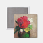 Aimant Le coquelicot rouge (Recto/Verso)