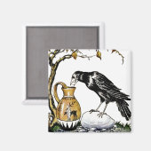 Aimant Le Corbeau et l'aimant du Pitcher (Recto/Verso)