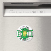 Aimant Le Corps des Lanternes Vertes - Logo Vert (In Situ (Lave-vaisselle))