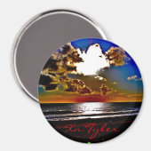 Aimant Le Côté Sombre De Malibu (Recto/Verso)