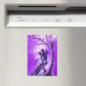 Aimant Le couple romantique danse le tango (In Situ (Lave-vaisselle))