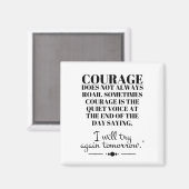 Aimant Le Courage N'Est Pas Toujours Roar (Recto/Verso)
