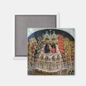 Aimant Le couronnement de la Vierge au Paradis, 1438 (Recto/Verso)
