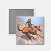 Aimant Le Cowboy (huile sur toile) (Recto/Verso)