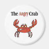 Aimant Le crabe en colère (Devant)
