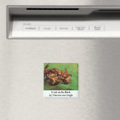 Aimant Le crabe sur son dos par Vincent van Gogh (In Situ (Lave-vaisselle))