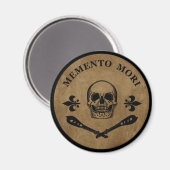 Aimant Le crâne Memento mori (Recto/Verso)