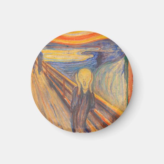 Aimant Le Cri d'Edvard Munch (Devant)