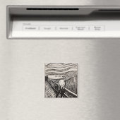 Aimant Le cri Edvard Munch (In Situ (Lave-vaisselle))