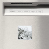 Aimant Le crocodile corse (In Situ (Lave-vaisselle))