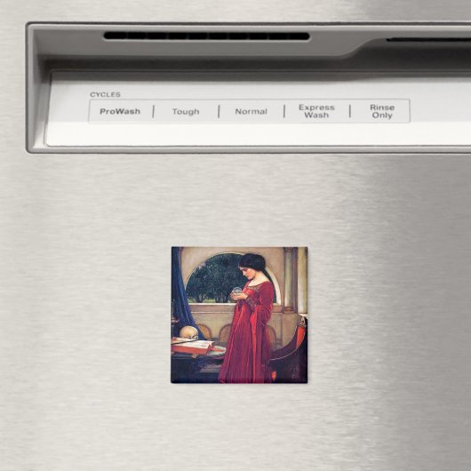 Aimant Le Crystal Ball, John William Waterhouse (In Situ (Lave-vaisselle))