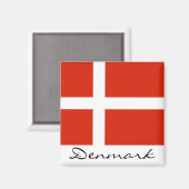 Aimant Le Danemark avec Dannebrog (Recto/Verso)