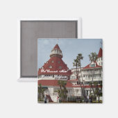 Aimant Le Del Coronado Hotel Carré Pin (Recto/Verso)