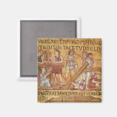 Aimant Le déluge, de l'Atrium, détail de (Recto/Verso)