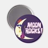 Aimant Le dessin animé Moon Rocks (Recto/Verso)
