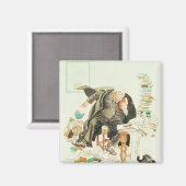 Aimant Le dessin satirique de Sanity (Recto/Verso)