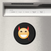 Aimant Le diable de Little Emoji (In Situ (Lave-vaisselle))