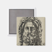 Aimant Le dieu de la mythologie grecque Zeus (Recto/Verso)
