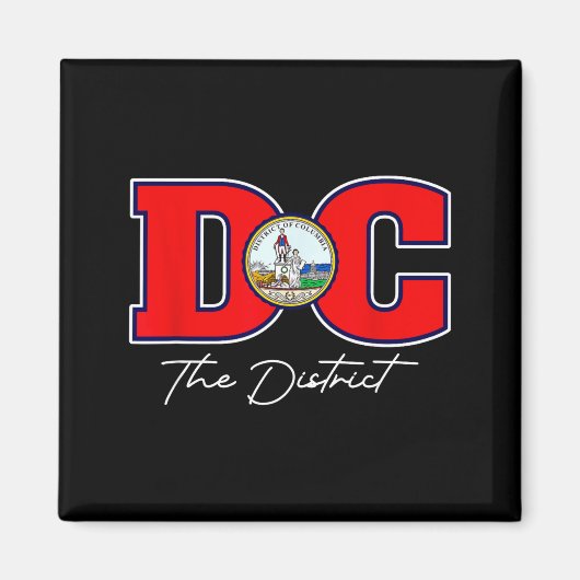 Aimant Le District De Washington Dc Souvenir De Vacances (Devant)