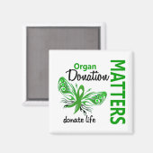 Aimant Le don d'organes papillon Hope Matters (Recto/Verso)