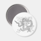 Aimant Le dragon (Recto/Verso)