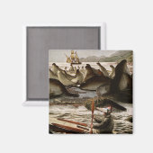 Aimant Le dragon américain en expédition, George Catlin (Recto/Verso)