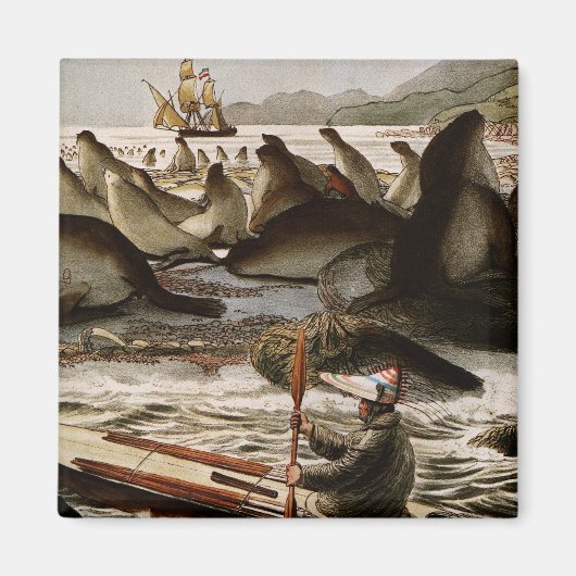 Aimant Le dragon américain en expédition, George Catlin (Devant)