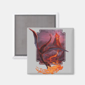 Aimant Le dragon de lave de Cody (Recto/Verso)