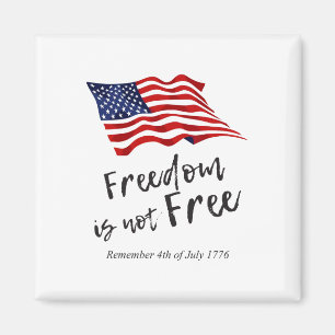 Aimant Le Drapeau Américain 4 juillet La Liberté De Chemi