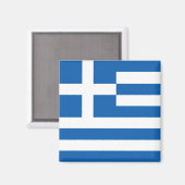 Aimant Le Drapeau de Grèce (Recto/Verso)