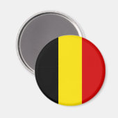 Aimant Le drapeau de la Belgique (Recto/Verso)