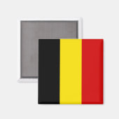 Aimant Le drapeau de la Belgique (Recto/Verso)