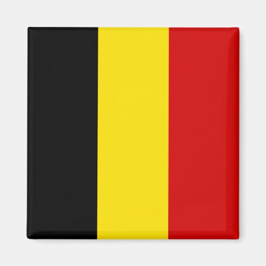 Aimant Le drapeau de la Belgique (Devant)