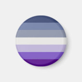 Aimant Le drapeau de la fierté lesbienne butch de Slipper (Devant)