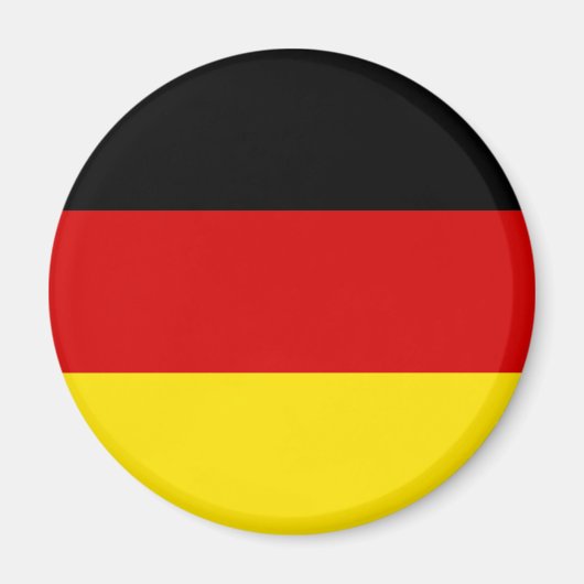 Aimant Le drapeau de l'Allemagne (Devant)