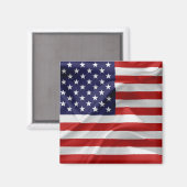 Aimant Le drapeau des États-Unis d'Amérique (Recto/Verso)