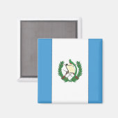 Aimant Le drapeau du Guatemala (Recto/Verso)