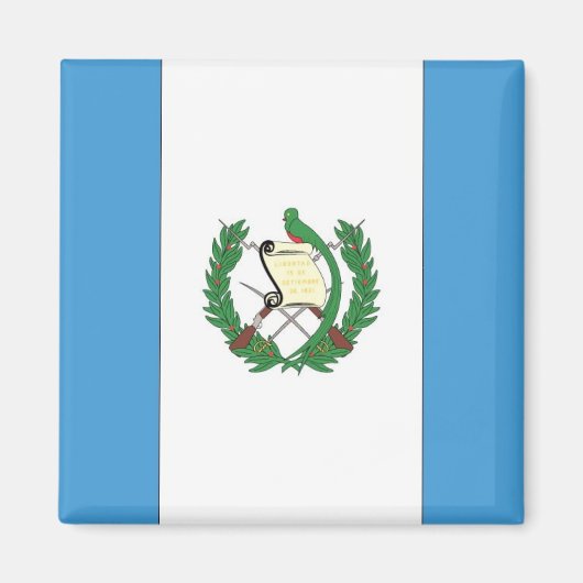 Aimant Le drapeau du Guatemala (Devant)