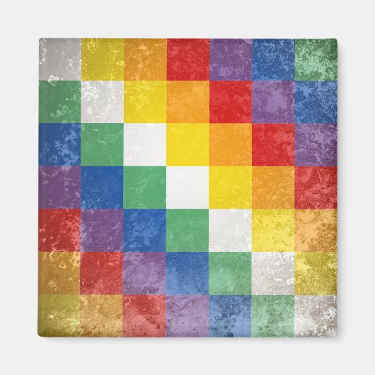 Aimant Le drapeau du peuple aymara (Devant)